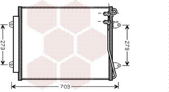 Van Wezel 58005226 - Lauhdutin, ilmastointilaite inparts.fi