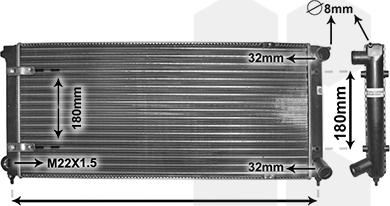 Van Wezel 58002041 - Jäähdytin,moottorin jäähdytys inparts.fi