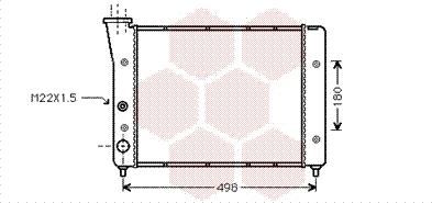 Van Wezel 58002083 - Jäähdytin,moottorin jäähdytys inparts.fi