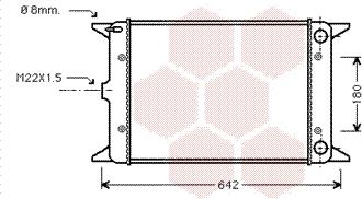 Van Wezel 58002023 - Jäähdytin,moottorin jäähdytys inparts.fi