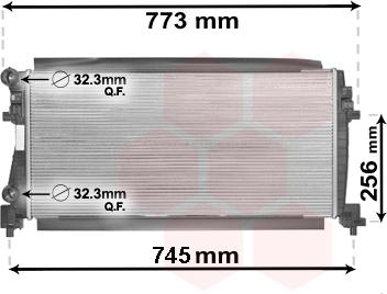 Van Wezel 58002340 - Jäähdytin,moottorin jäähdytys inparts.fi