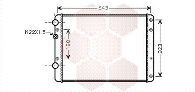 Van Wezel 58002249 - Jäähdytin,moottorin jäähdytys inparts.fi