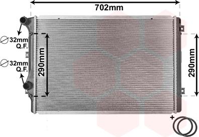 Van Wezel 58002207 - Jäähdytin,moottorin jäähdytys inparts.fi