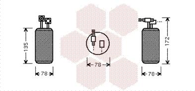 Van Wezel 5800D052 - Kuivain, ilmastointilaite inparts.fi