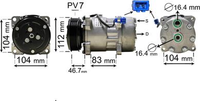 Van Wezel 5800K288 - Kompressori, ilmastointilaite inparts.fi