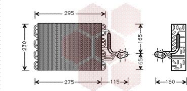 Van Wezel 5800V168 - Höyrystin, ilmastointilaite inparts.fi