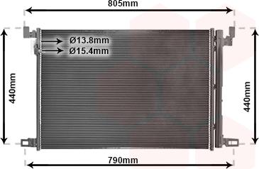 Van Wezel 58015705 - Lauhdutin, ilmastointilaite inparts.fi