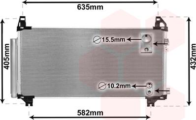 Van Wezel 53005680 - Lauhdutin, ilmastointilaite inparts.fi