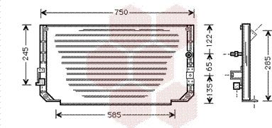 Van Wezel 53005271 - Lauhdutin, ilmastointilaite inparts.fi