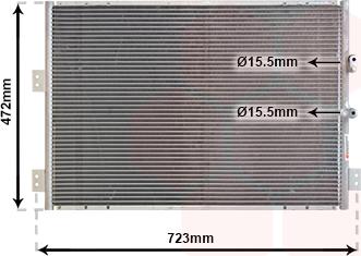 Van Wezel 53005277 - Lauhdutin, ilmastointilaite inparts.fi