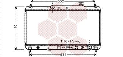 Van Wezel 53002236 - Jäähdytin,moottorin jäähdytys inparts.fi