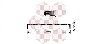 Van Wezel 5300D416 - Kuivain, ilmastointilaite inparts.fi