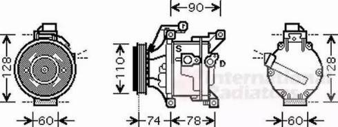 Van Wezel 5300K452 - Kompressori, ilmastointilaite inparts.fi