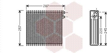 Van Wezel 5300V294 - Höyrystin, ilmastointilaite inparts.fi