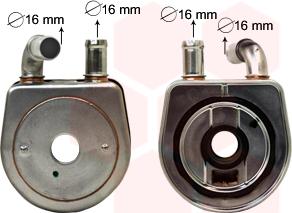 Van Wezel 09003284 - Öljynjäähdytin, autom. vaihteisto inparts.fi