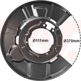 Van Wezel 0657373 - Jarrukilpi inparts.fi