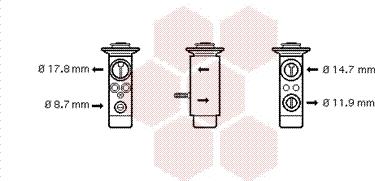 Van Wezel 06001089 - Paisuntaventtiili, ilmastointilaite inparts.fi