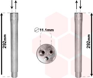 Van Wezel 0600D445 - Kuivain, ilmastointilaite inparts.fi