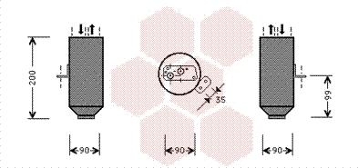 Van Wezel 0600D217 - Kuivain, ilmastointilaite inparts.fi