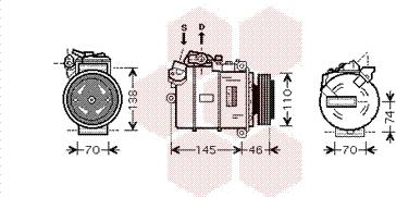 Van Wezel 0600K318 - Kompressori, ilmastointilaite inparts.fi