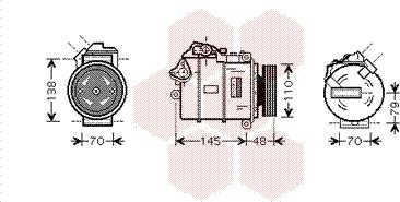 Van Wezel 0600K317 - Kompressori, ilmastointilaite inparts.fi