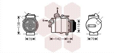 Van Wezel 0600K389 - Kompressori, ilmastointilaite inparts.fi