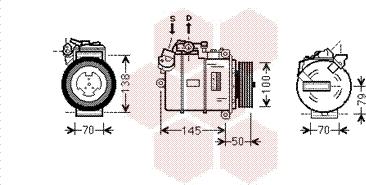 Van Wezel 0600K388 - Kompressori, ilmastointilaite inparts.fi