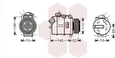 Van Wezel 0600K336 - Kompressori, ilmastointilaite inparts.fi