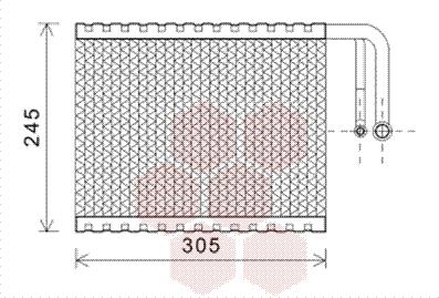 Van Wezel 0600V402 - Höyrystin, ilmastointilaite inparts.fi