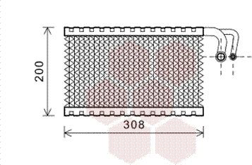 Van Wezel 0600V399 - Höyrystin, ilmastointilaite inparts.fi