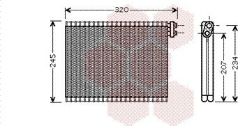 Van Wezel 0600V339 - Höyrystin, ilmastointilaite inparts.fi