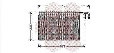 Van Wezel 0600V268 - Höyrystin, ilmastointilaite inparts.fi