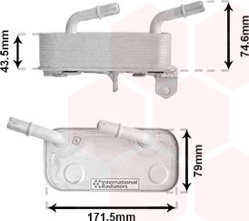 Van Wezel 06013753 - Öljynjäähdytin, autom. vaihteisto inparts.fi