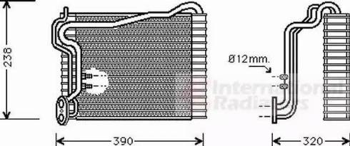 Van Wezel 0300V146 - Höyrystin, ilmastointilaite inparts.fi