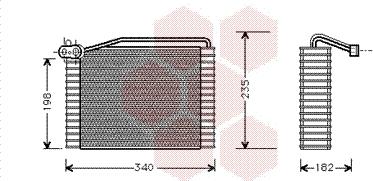 Van Wezel 0300V142 - Höyrystin, ilmastointilaite inparts.fi