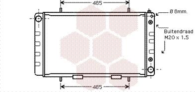 Van Wezel 02002162 - Jäähdytin,moottorin jäähdytys inparts.fi