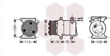 Van Wezel 0200K185 - Kompressori, ilmastointilaite inparts.fi