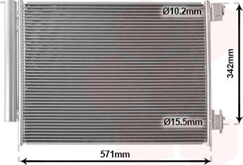 Van Wezel 15005700 - Lauhdutin, ilmastointilaite inparts.fi