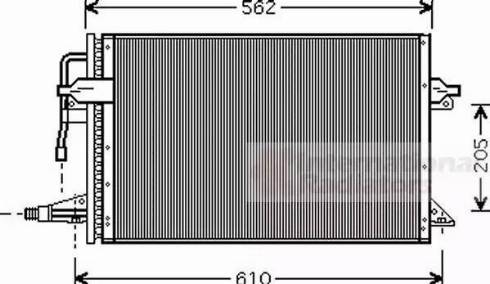 Van Wezel 18005323 - Lauhdutin, ilmastointilaite inparts.fi