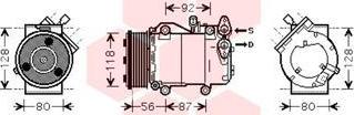 Van Wezel 1800K393 - Kompressori, ilmastointilaite inparts.fi