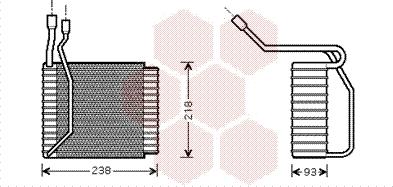 Van Wezel 1800V110 - Höyrystin, ilmastointilaite inparts.fi