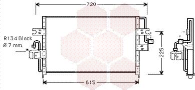 Van Wezel 13005166 - Lauhdutin, ilmastointilaite inparts.fi