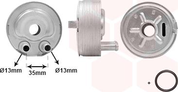 Van Wezel 13003443 - Moottoriöljyn jäähdytin inparts.fi