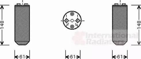 Van Wezel 1300D208 - Kuivain, ilmastointilaite inparts.fi