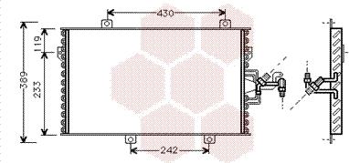 Van Wezel 17005153 - Lauhdutin, ilmastointilaite inparts.fi