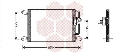 Van Wezel 17005203 - Lauhdutin, ilmastointilaite inparts.fi