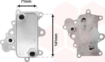 Van Wezel 17013102 - Moottoriöljyn jäähdytin inparts.fi