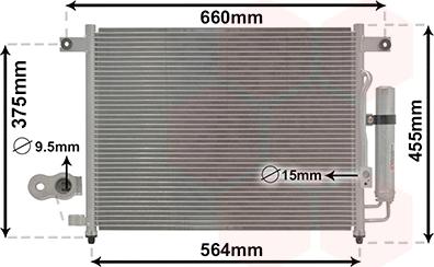 Van Wezel 81005049 - Lauhdutin, ilmastointilaite inparts.fi