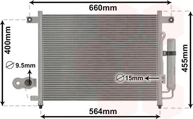 Van Wezel 81005061 - Lauhdutin, ilmastointilaite inparts.fi