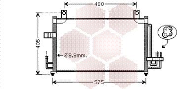 Van Wezel 83005068 - Lauhdutin, ilmastointilaite inparts.fi